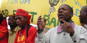 40,000 March against the Johannesburg Summit